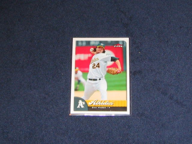 2007 Fleer Dan Haren #116 Athletics