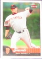 2007 Fleer Noah Lowry #65 Giants