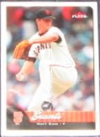 2007 Fleer Matt Cain #64 Giants