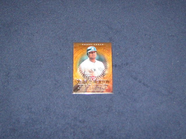 2007 Fleer Year in Review Bobby Abreu #YR-BA Yankees
