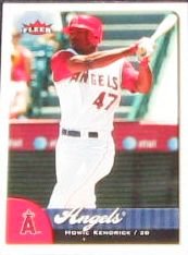 2007 Fleer Howie Kendrick #182 Angels