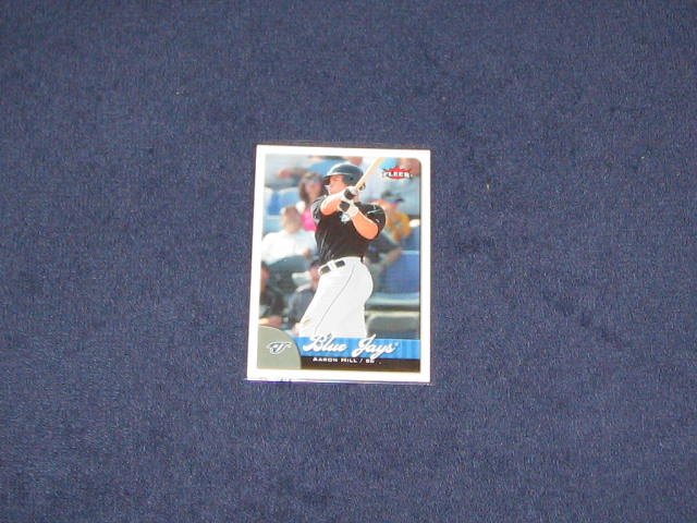 2007 Fleer Aaron Hill #20 Blue Jays