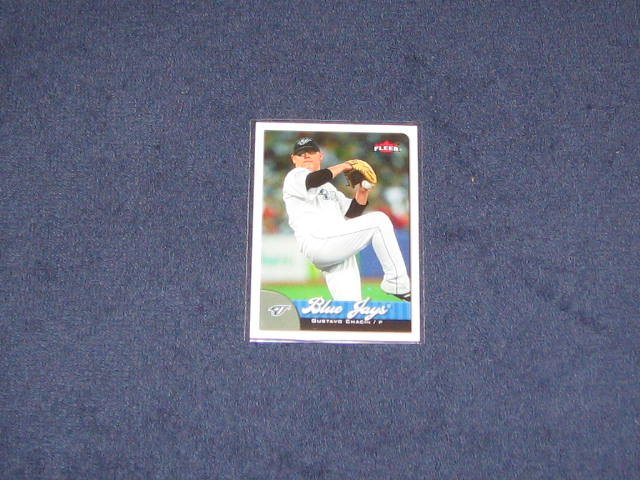 2007 Fleer Gustavo Chacin #19 Blue Jays