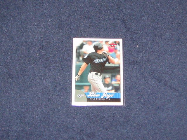 2007 Fleer Lyle Overbay #16 Blue Jays