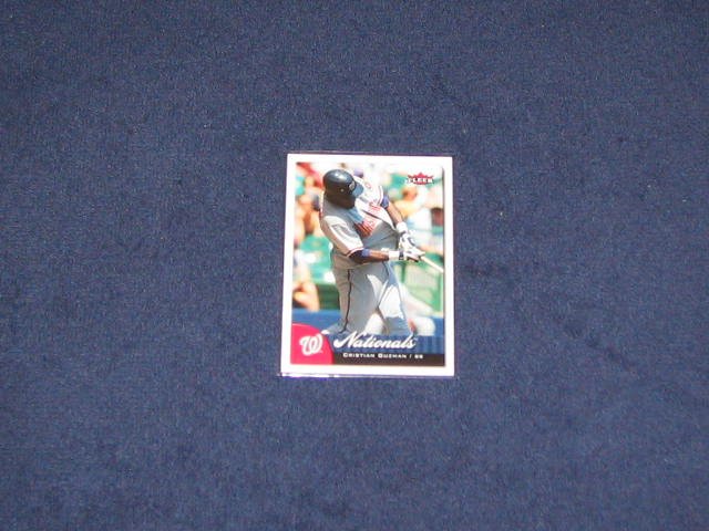 2007 Fleer Cristian Guzman #10 Nationals