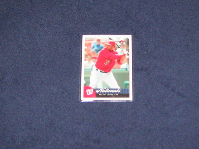 2007 Fleer Felipe Lopez #9 Nationals