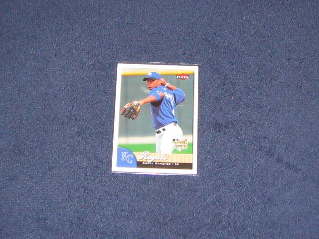 2007 Fleer Rookie Angel Sanchez #344 Royals
