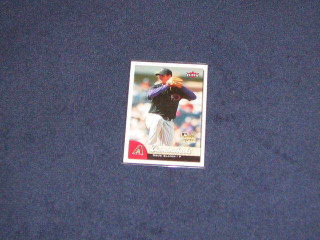 2007 Fleer Rookie Doug Slaten #343 Diamondbacks