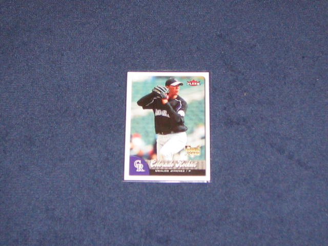 2007 Fleer Rookie Ubaldo Jimenez #342 Rockies