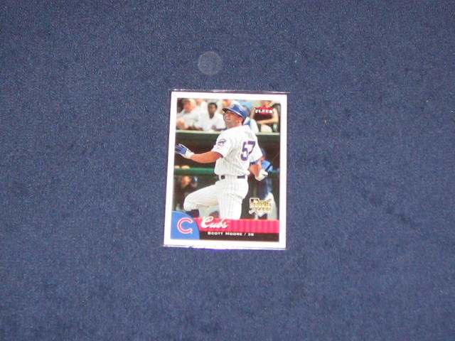 2007 Fleer Rookie Scott Moore #329 Cubs