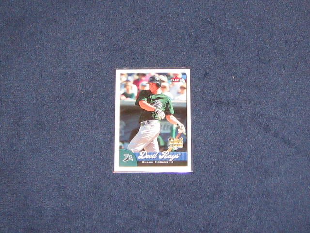 2007 Fleer Rookie Shawn Riggans #367 Devil Rays