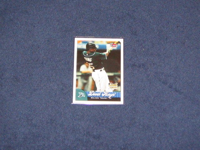 2007 Fleer Rookie Delmon Young #365 Devil Rays