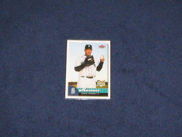 2007 Fleer Rookie Cesar Jimenez #363 Mariners