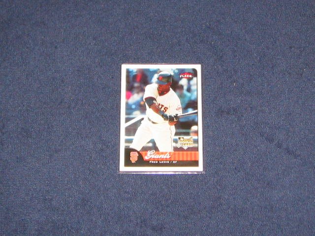 2007 Fleer Rookie Fred Lewis #358 Giants