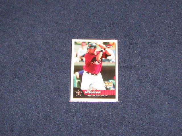 2007 Fleer Rookie Hector Gimenez #357 Astros