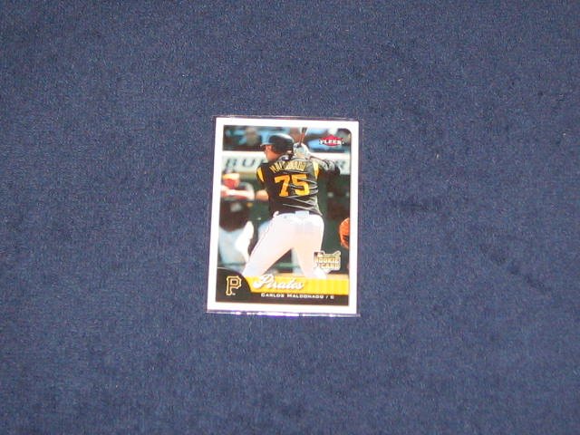 2007 Fleer Rookie Carlos Maldonado #354 Pirates