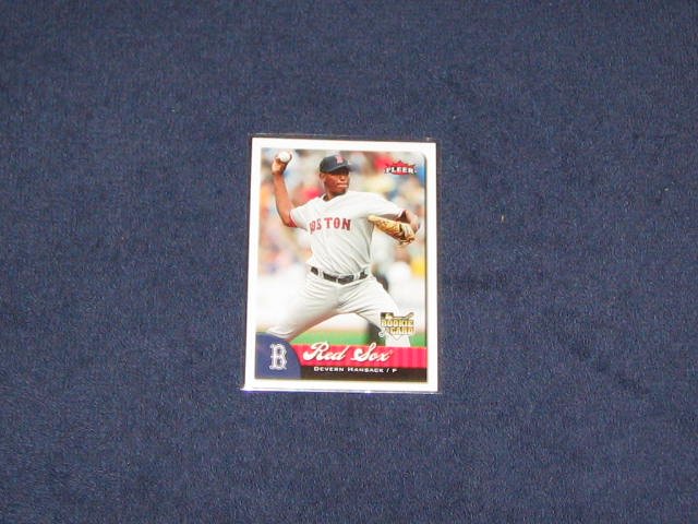 2007 Fleer Rookie Devern Hansack #352 Red Sox