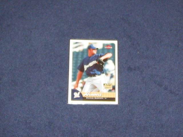2007 Fleer Rookie Dennis Sarfate #350 Brewers