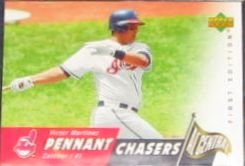 2007 UD First Edition Pennant Chasers Victor Martinez