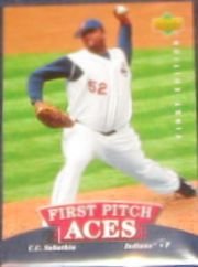 2007 UD First Edition First Pitch Aces C.C. Sabathia