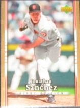 2007 UD First Edition Jonathan Sanchez #284 Giants