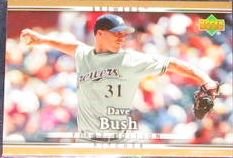 2007 UD First Edition Dave Bush #241 Brewers