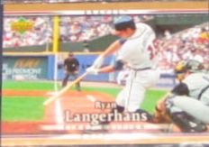 2007 UD First Edition Ryan Langerhans #180 Braves