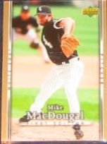 2007 UD First Edition Mike MacDougal #75 White Sox