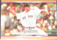 2007 UD First Edition Jonathan Papelbon #65 Red Sox