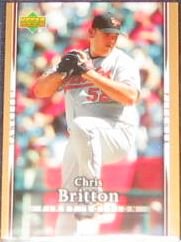 2007 UD First Edition Chris Britton #58 Yankees