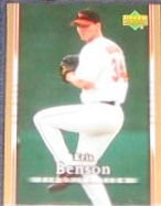 2007 UD First Edition Kris Benson #55 Orioles