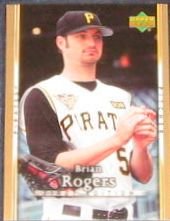 2007 UD First Edition Brian Rogers #33 Pirates