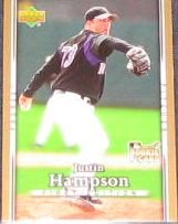 2007 UD First Edition Rookie Justin Hampson #14 Padres