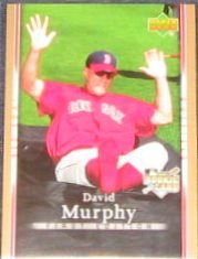 2007 UD First Edition Rookie David Murphy #5 Red Sox