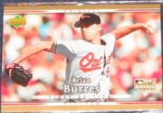 2007 UD First Edition Rookie Brian Burres #3 Orioles