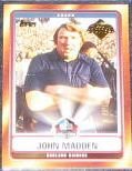 2006 Topps HOF John Madden #HOFT-JM Raiders