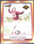 2006 Topps HOF Sammy Baugh #HOFT-SB Redskins