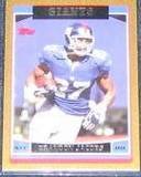 2006 Topps Gold Brandon Jacobs #22 #'d0434/2006