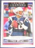 2006 Topps League Leaders Tom Brady #280 Patriots