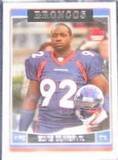 2006 Topps Rookie Elvis Dumervil #328 Broncos