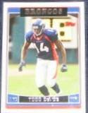 2006 Topps Todd Devoe #34 Broncos