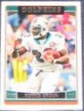 2006 Topps Ronnie Brown #137 Dolphins