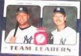 2006 Fleer Team Leaders Jeter/Johnson #TL-18 Yankees