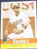 2006 Fleer Tradition Sepia Eric Chavez #27 Athletics