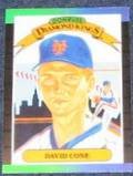 1989 Donruss Diamond Kings David Cone #9 Mets