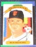 1989 Donruss Diamond Kings Rick Reuschel #11 Giants