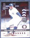 2001 Playoff Absolute Orlando Hernandez #100 Yankees