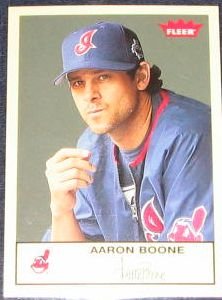 2005 Fleer Tradition Aaron Boone #224 Indians