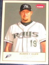 2005 Fleer Tradition Aubrey Huff #92 Devil Rays