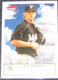 2005 Fleer Tradition A.J. Burnett #77 Devil Rays